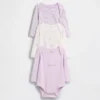 Body in cotone biologico Baby First Favorites (confezione da 3)