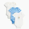 Body in cotone biologico Baby First Favorites (confezione da 3)