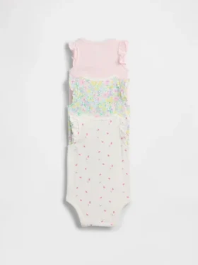 Body in cotone biologico Baby First Favorites (confezione da 3)