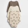 Body in cotone biologico Baby First Favorites (confezione da 3)