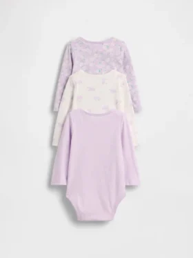 Body in cotone biologico Baby First Favorites (confezione da 3)