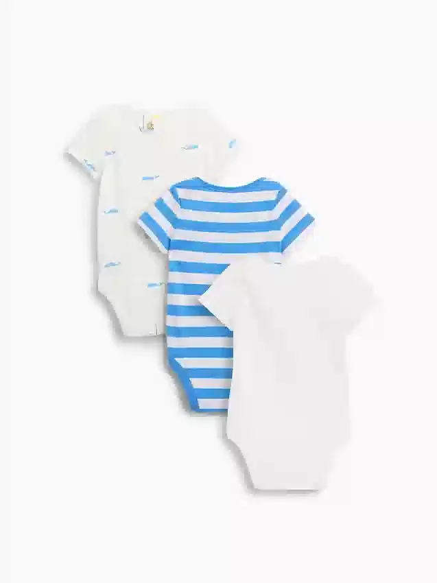 Body in cotone biologico Baby First Favorites (confezione da 3)