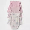 Body in cotone biologico Baby First Favorites (confezione da 3)