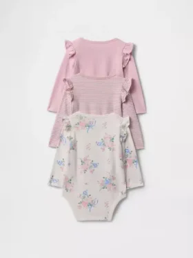 Body in cotone biologico Baby First Favorites (confezione da 3)