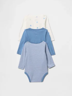 Body in cotone biologico Baby First Favorites (confezione da 3)