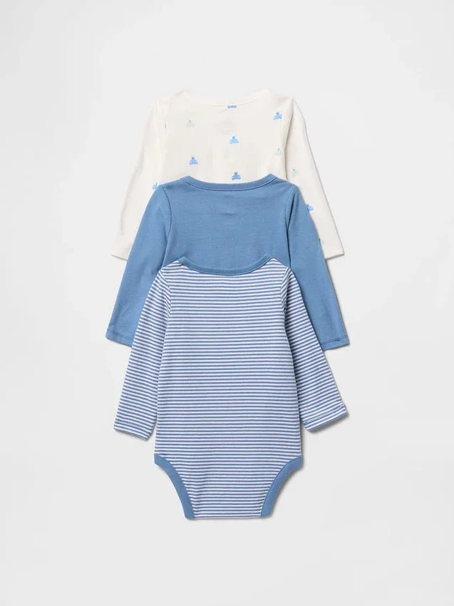 Body in cotone biologico Baby First Favorites (confezione da 3)