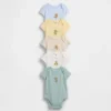 Body in cotone biologico “Baby First Favorites” (confezione da 5)