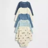 Body in cotone biologico “Baby First Favorites” (confezione da 5)