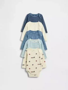 Body in cotone biologico “Baby First Favorites” (confezione da 5)