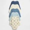 Body in cotone biologico “Baby First Favorites” (confezione da 5)