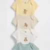 Body in cotone biologico “Baby First Favorites” (confezione da 5)