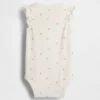 Body in cotone biologico con maniche svolazzanti della linea Baby First Favorites