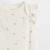 Body in cotone biologico con maniche svolazzanti della linea Baby First Favorites
