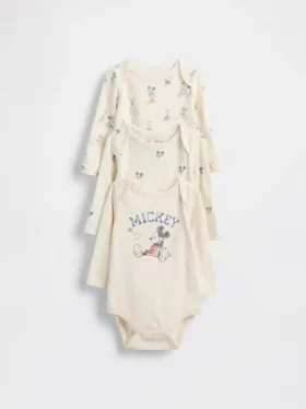 Body in cotone biologico GAP × Disney Baby (confezione da 3)