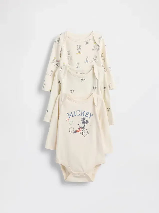 Body in cotone biologico GAP × Disney Baby (confezione da 3)