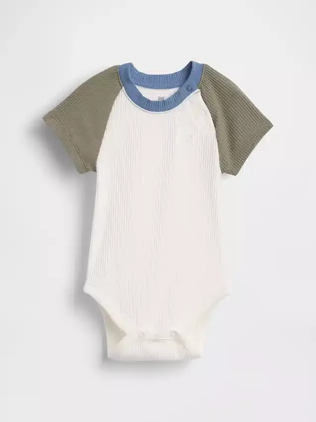 Body raglan a costine Tinyrib “Baby First Favorites”