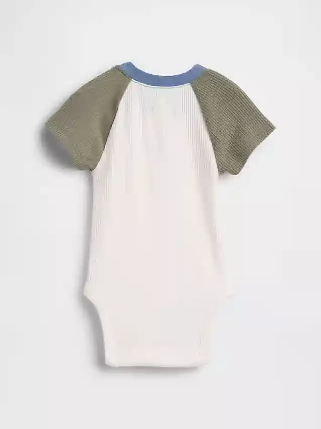Body raglan a costine Tinyrib “Baby First Favorites”