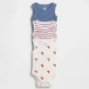Body senza maniche con taschino Tinyrib "Baby First Favorites" (confezione da 3)