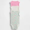 Body senza maniche con volant Tinyrib "Baby First Favorites" (confezione da 3)