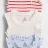 Body senza maniche con volant Tinyrib "Baby First Favorites" (confezione da 3)