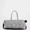 Borsa da weekend trapuntata con stampa per bambini