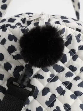 Borsa da weekend trapuntata con stampa per bambini