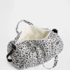 Borsa da weekend trapuntata con stampa per bambini