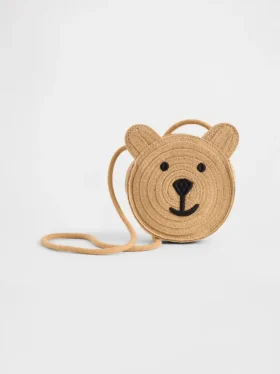 Borsa di paglia per bambini piccoli Brannan Bear