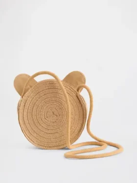 Borsa di paglia per bambini piccoli Brannan Bear