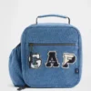 Borsa porta pranzo in denim per bambini con logo