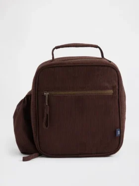 Borsa porta pranzo in velluto a coste per bambini