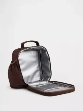 Borsa porta pranzo in velluto a coste per bambini