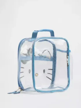 Borsa porta pranzo trasparente Hello Kitty per bambini