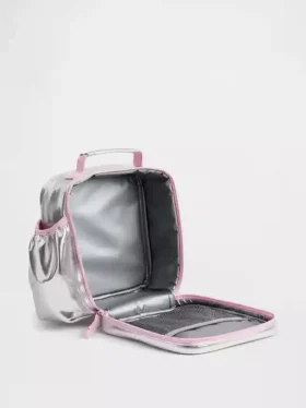 Borsa termica per il pranzo per bambini in stile metallizzato