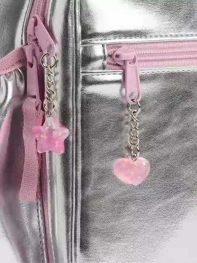Borsa termica per il pranzo per bambini in stile metallizzato