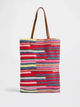 Borsa tote all’uncinetto