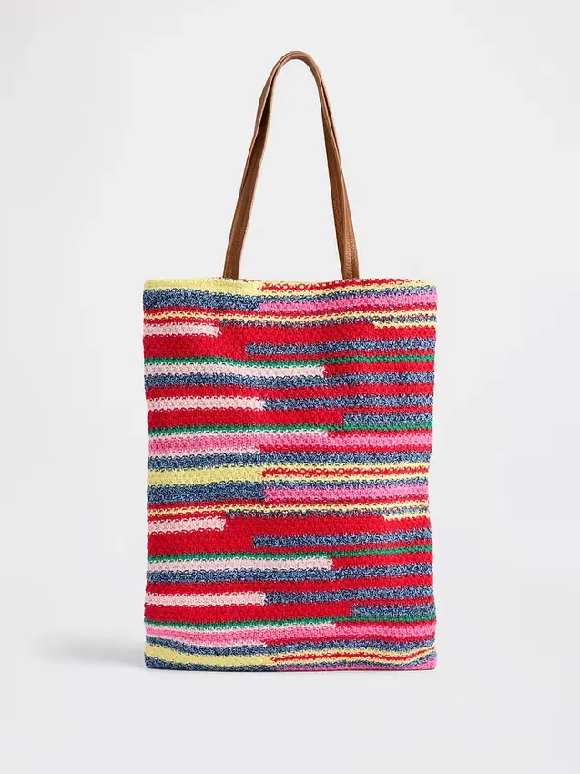 Borsa tote all’uncinetto