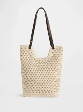 Borsa tote all’uncinetto