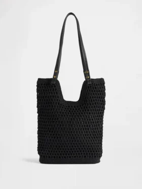 Borsa tote all’uncinetto