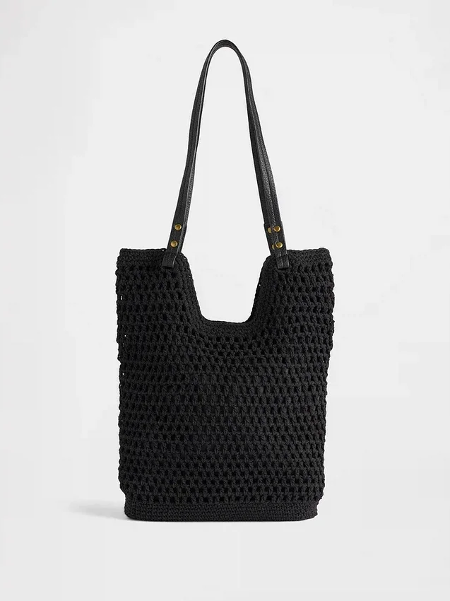 Borsa tote all’uncinetto