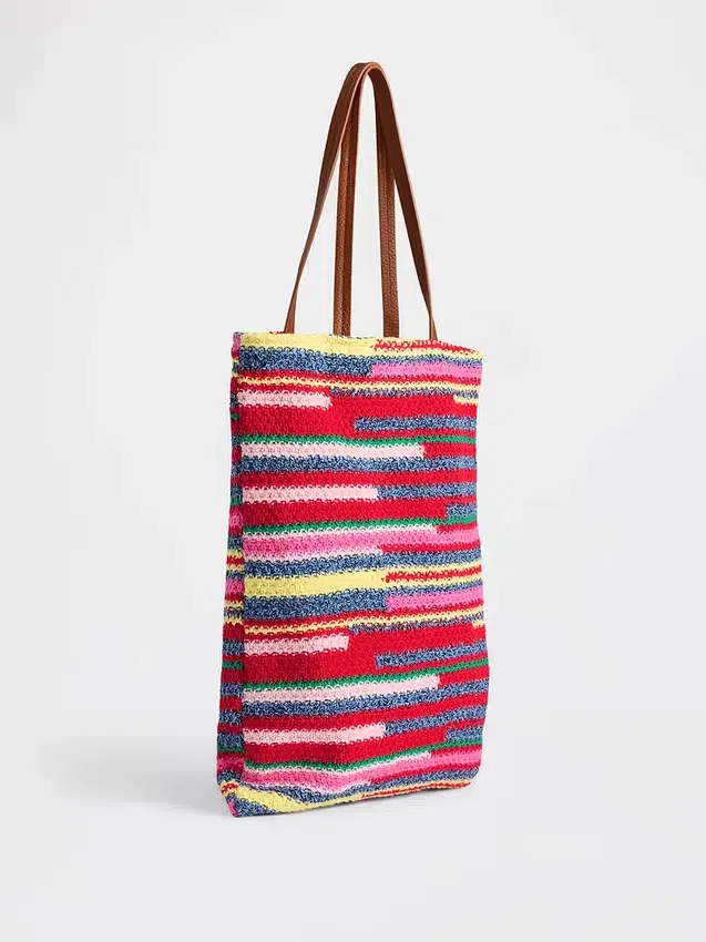 Borsa tote all’uncinetto