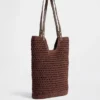 Borsa tote all’uncinetto