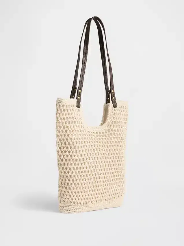 Borsa tote all’uncinetto