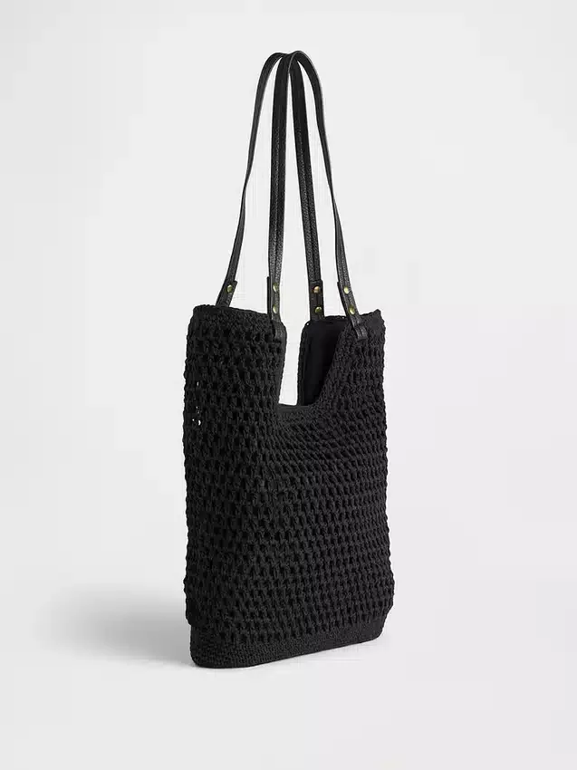 Borsa tote all’uncinetto