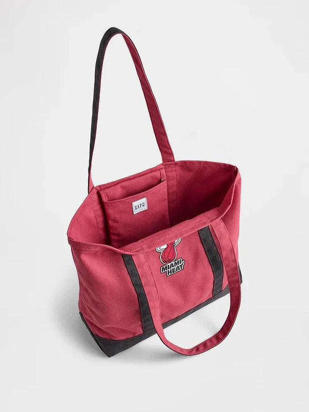 Borsa tote con logo Miami Heat della NBA