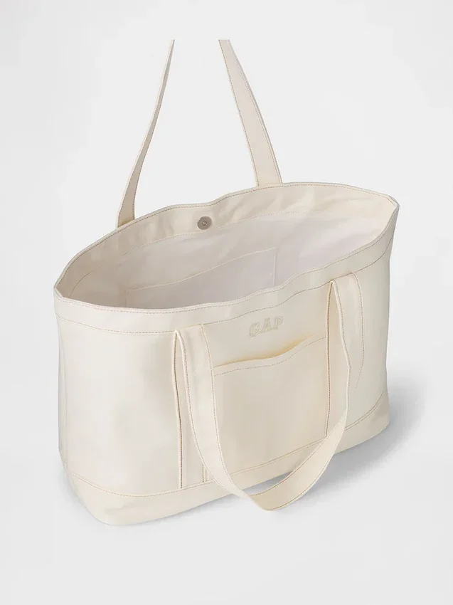 Borsa tote Gap in denim con logo Gap Logo
