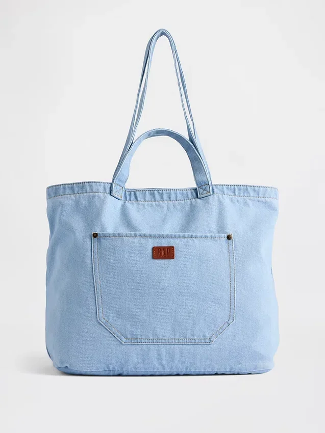 Borsa tote in denim