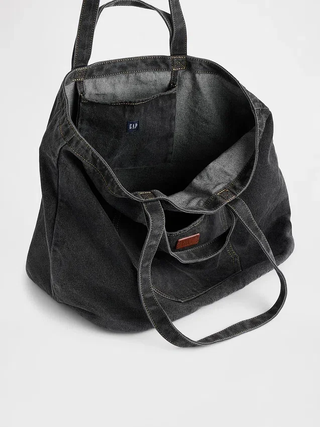 Borsa tote in denim