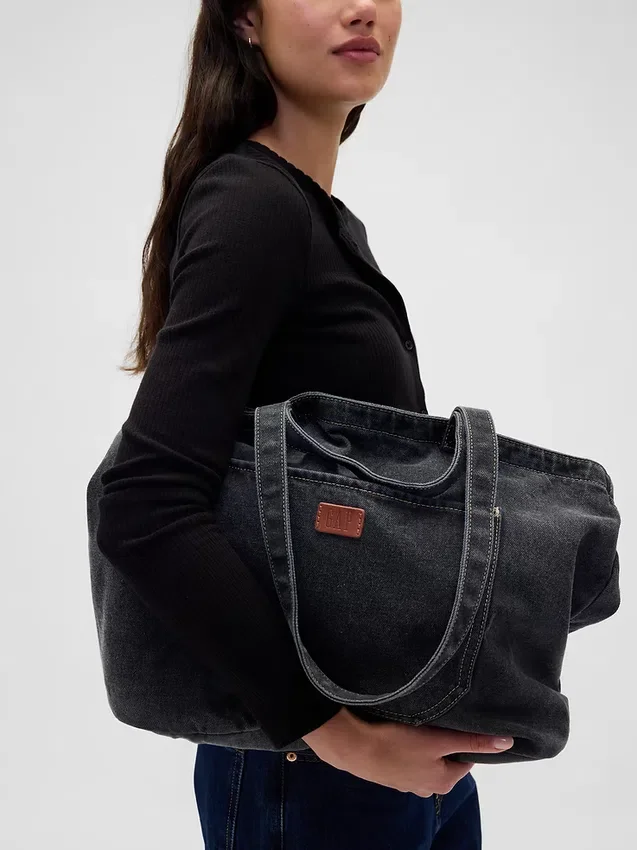 Borsa tote in denim