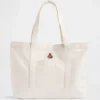 Borsa tote in denim con logo Brannan Bear